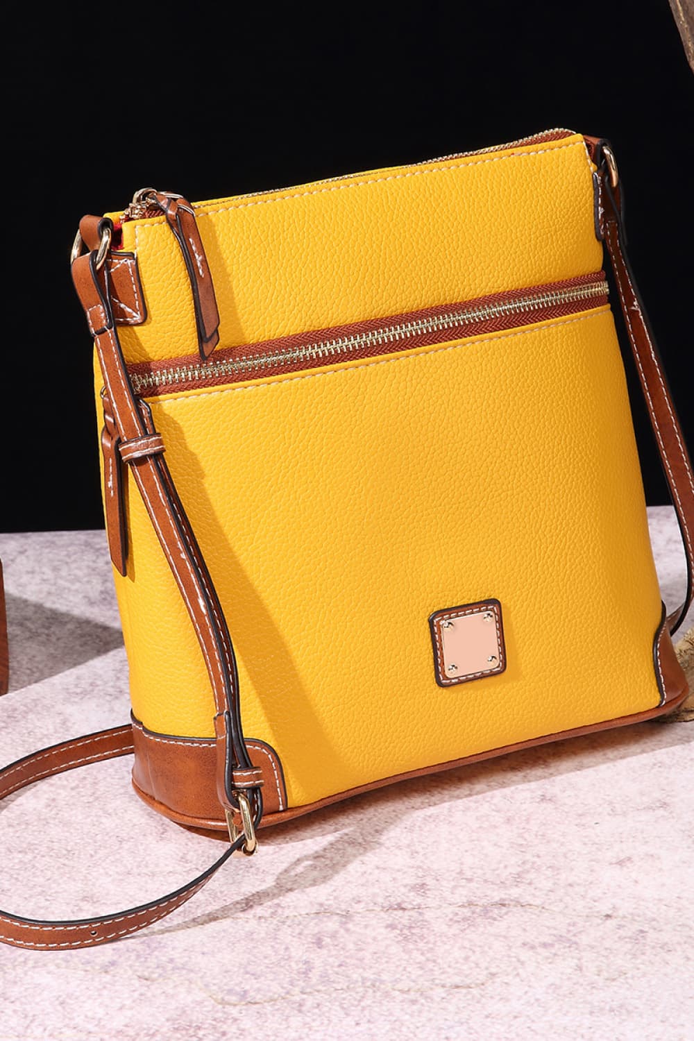 Sac à bandoulière en cuir PU