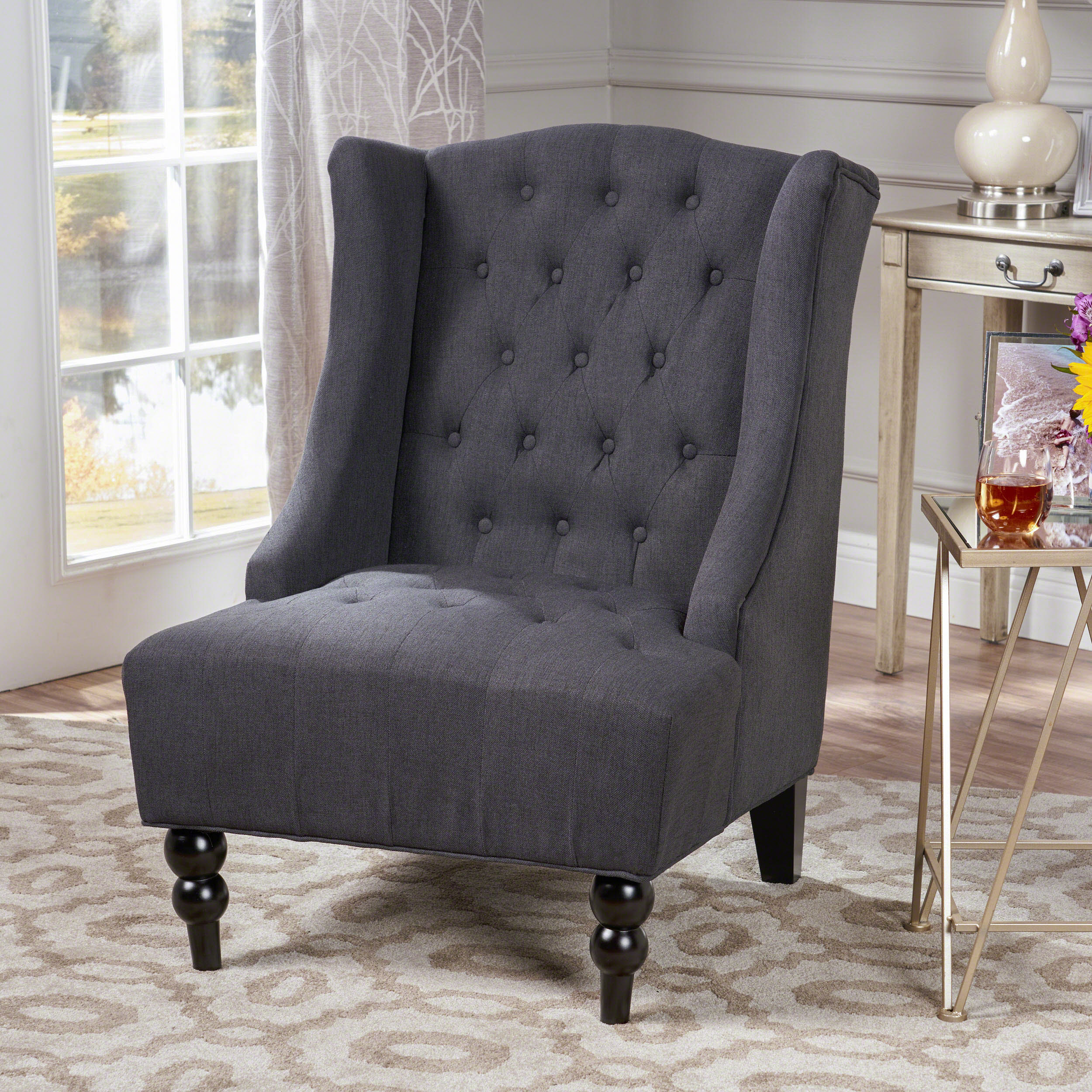 FAUTEUIL CLUB À DOSSIER HAUT TODDMAN