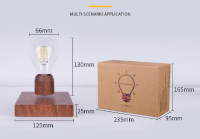 Ampoule Maglev, petite veilleuse décorative pour chambre à coucher, cadeau créatif, lampe de table à brancher, aimant flottant
