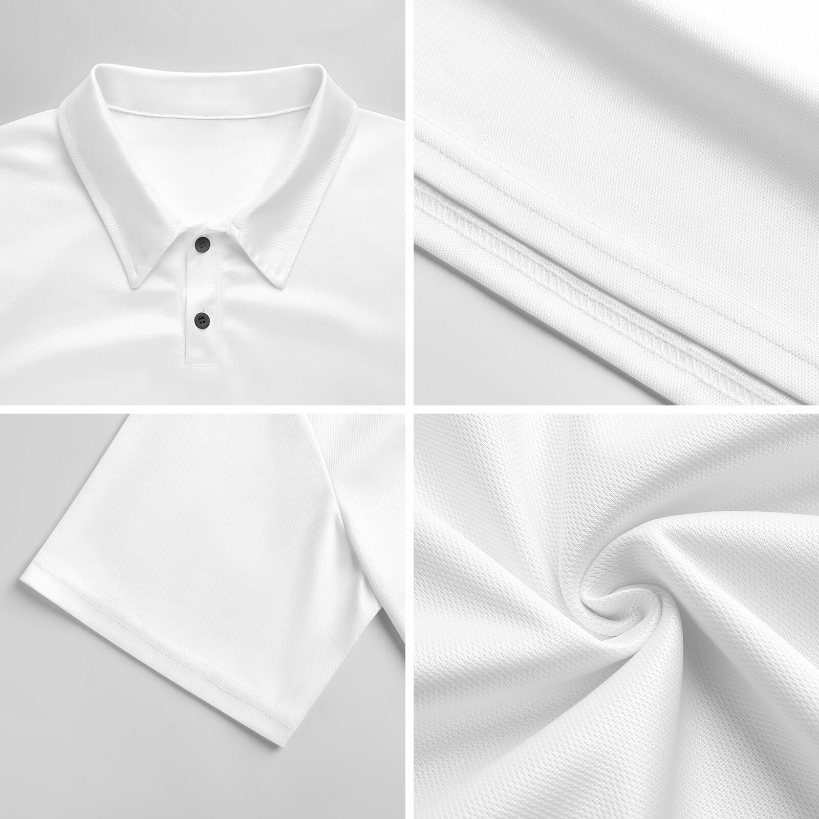 New Men's Shoulder buttoned polo shirt