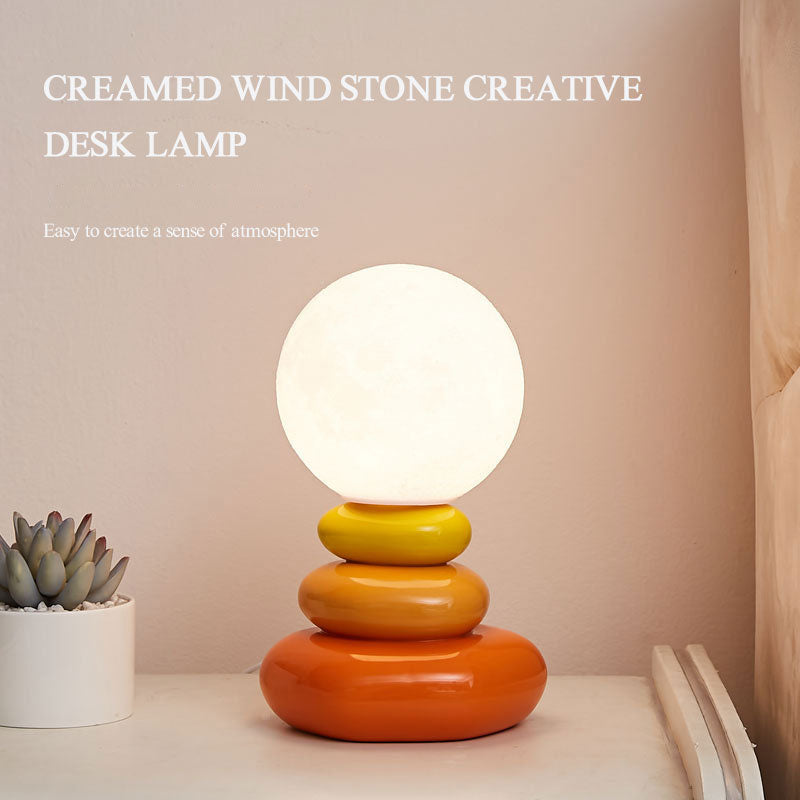 Lampe créative Stonehenge Network célébrité ins chambre romantique atmosphère avancée décoration lampe en céramique