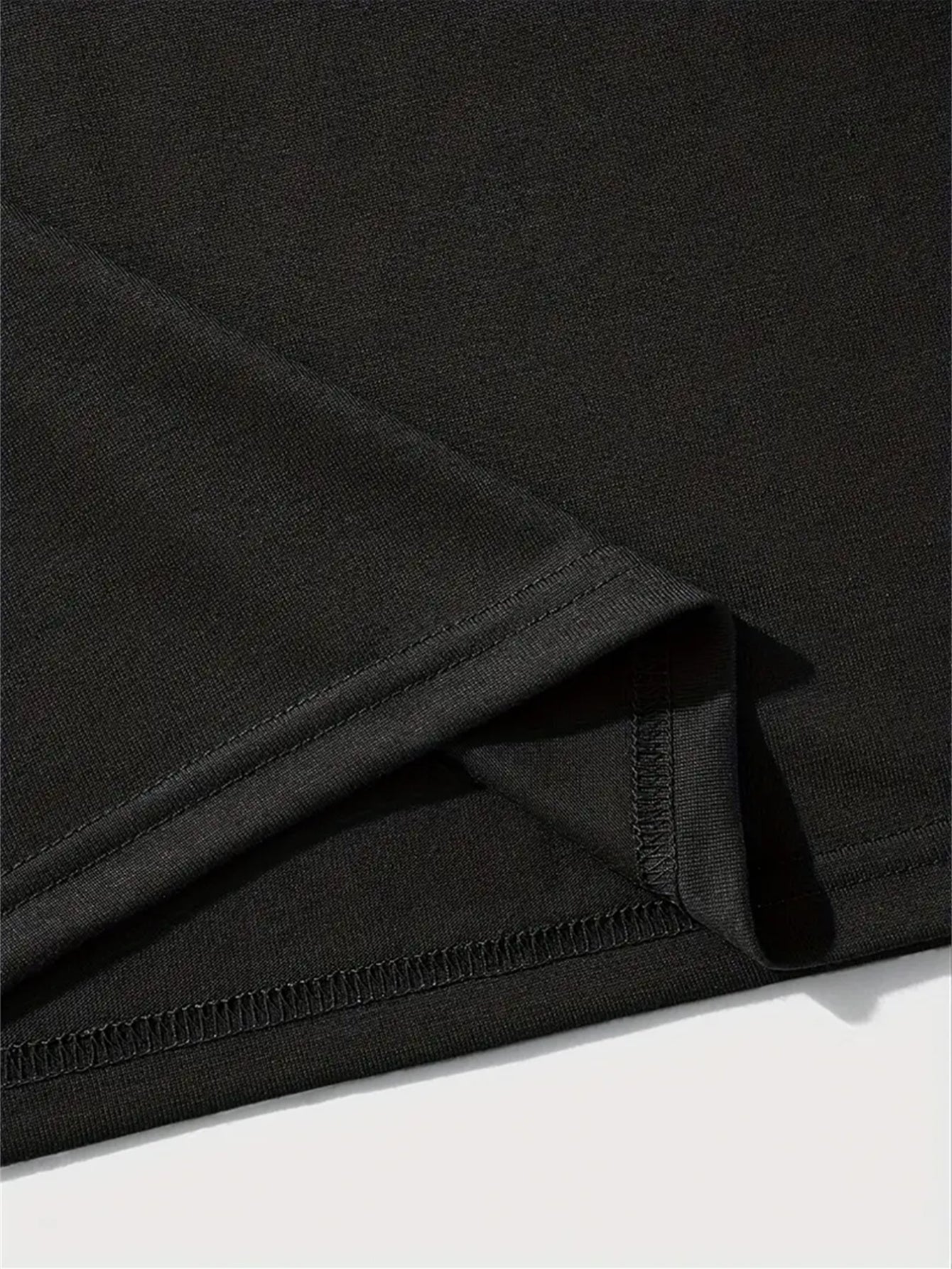 T-shirt décontracté à manches courtes et col rond pour homme