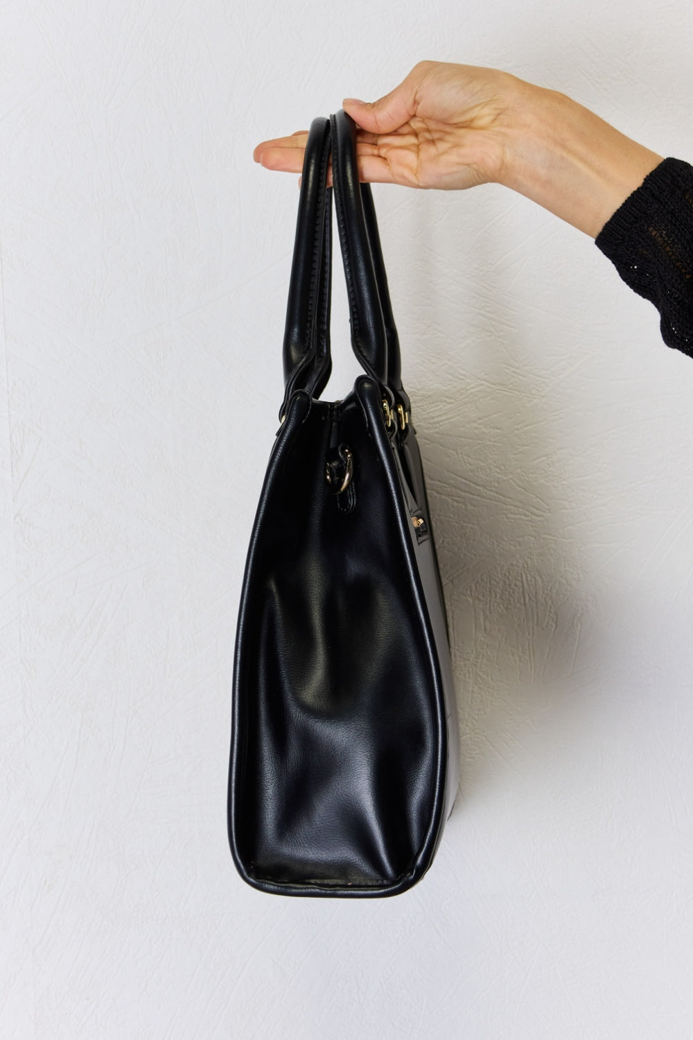 Sac à main en cuir PU à motif losanges David Jones