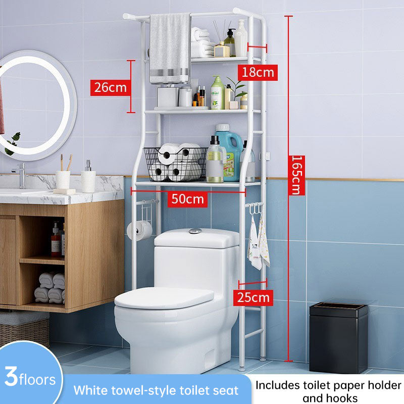 Modern Toilet Overhead Cabinet - Karawan - Space-Saving Bathroom Storage, 166x65x25cm
