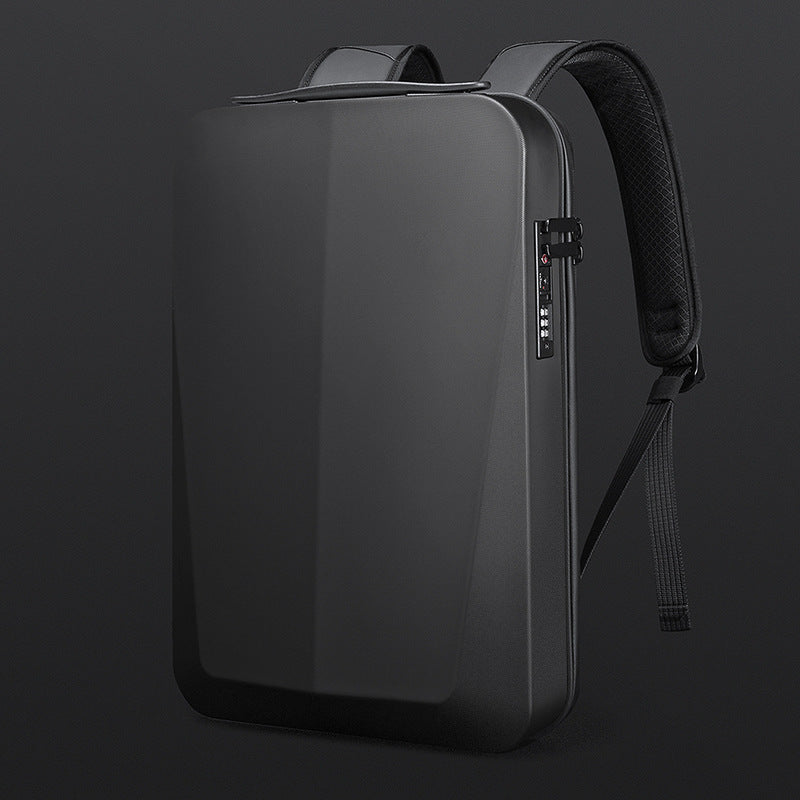 Sac à dos pour homme, sacoche rigide pour ordinateur portable, étanche, avec port USB