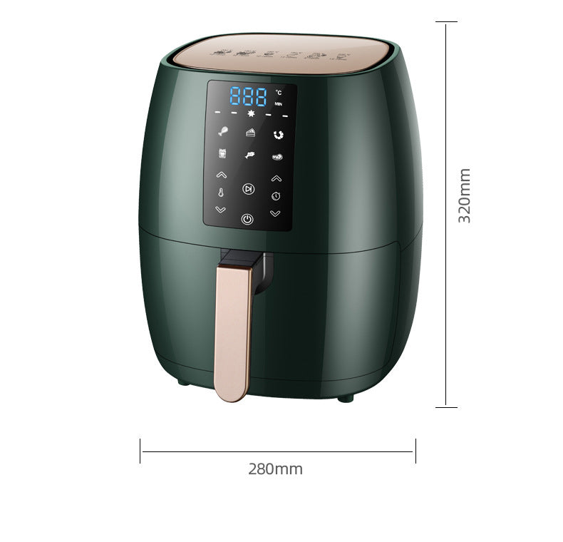 Appareils électroménagers Smart Touch Arrêt automatique Friteuse à air tactile grande capacité Friteuse à air visuelle 5,5 L