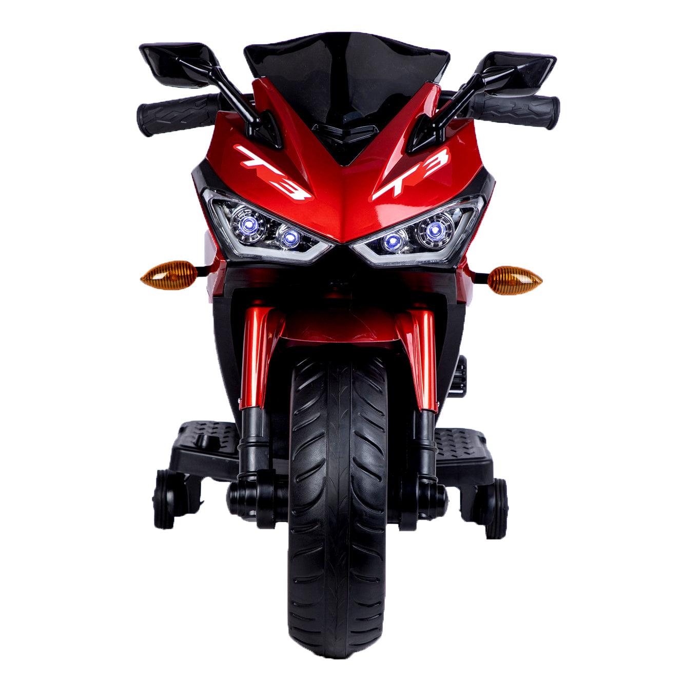Moto pour enfants 12 V, moto pour enfants de 3, 4, 5 et 6 ans, garçons et filles, 12 V, 7 Ah, jouet pour enfants avec roues d'entraînement