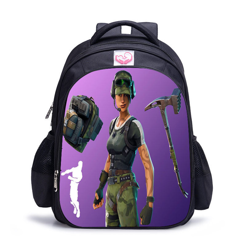 Game Battle Royale Children Schoolbag Famous Cartoon Character Backpack for Teenager Boys and Girls Mochila Infantil