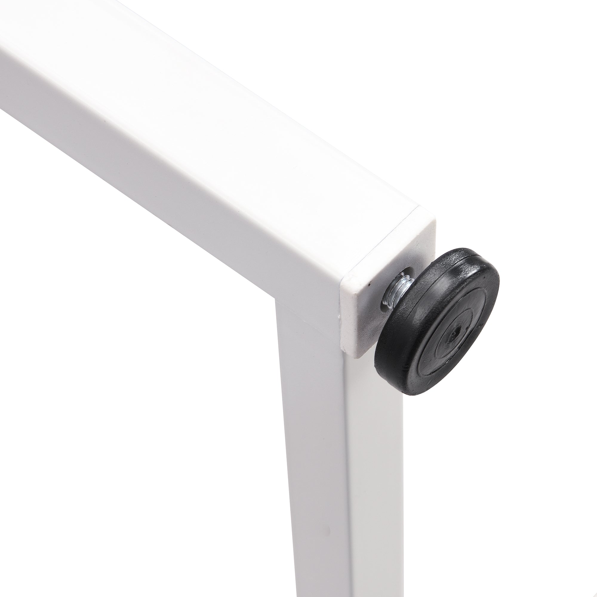 TOPMAX Modern 7-Piece Dining Table Set with Faux Marble Compact 55Inch Kitchen Table Set for 6 White+Cherry