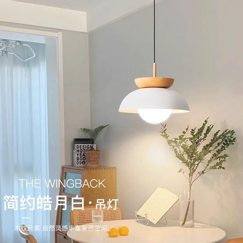 Modern Wabi Sabi Chandelier Japanese Wooden Pendant Light Decorative Indoor Metal Pendant Light