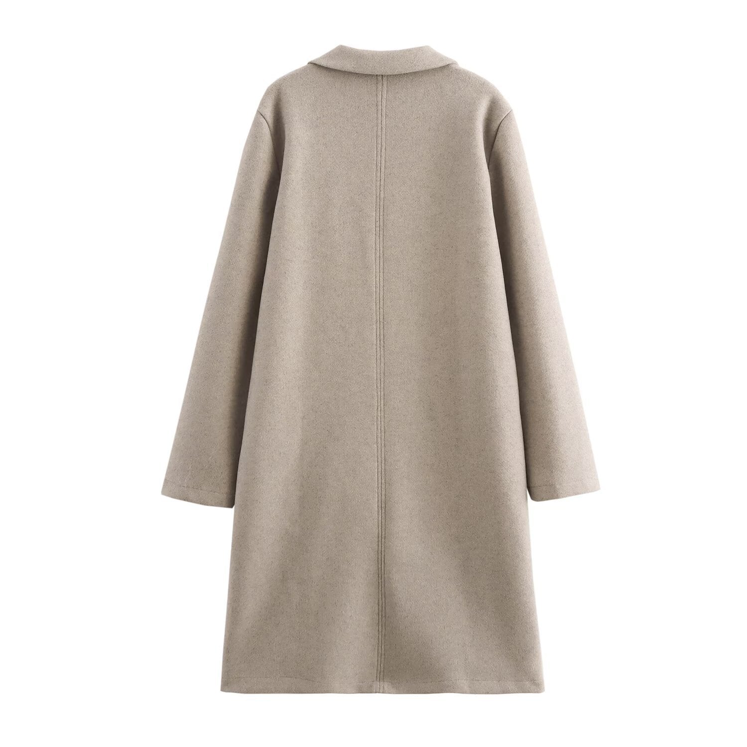 Button soft coat jacket