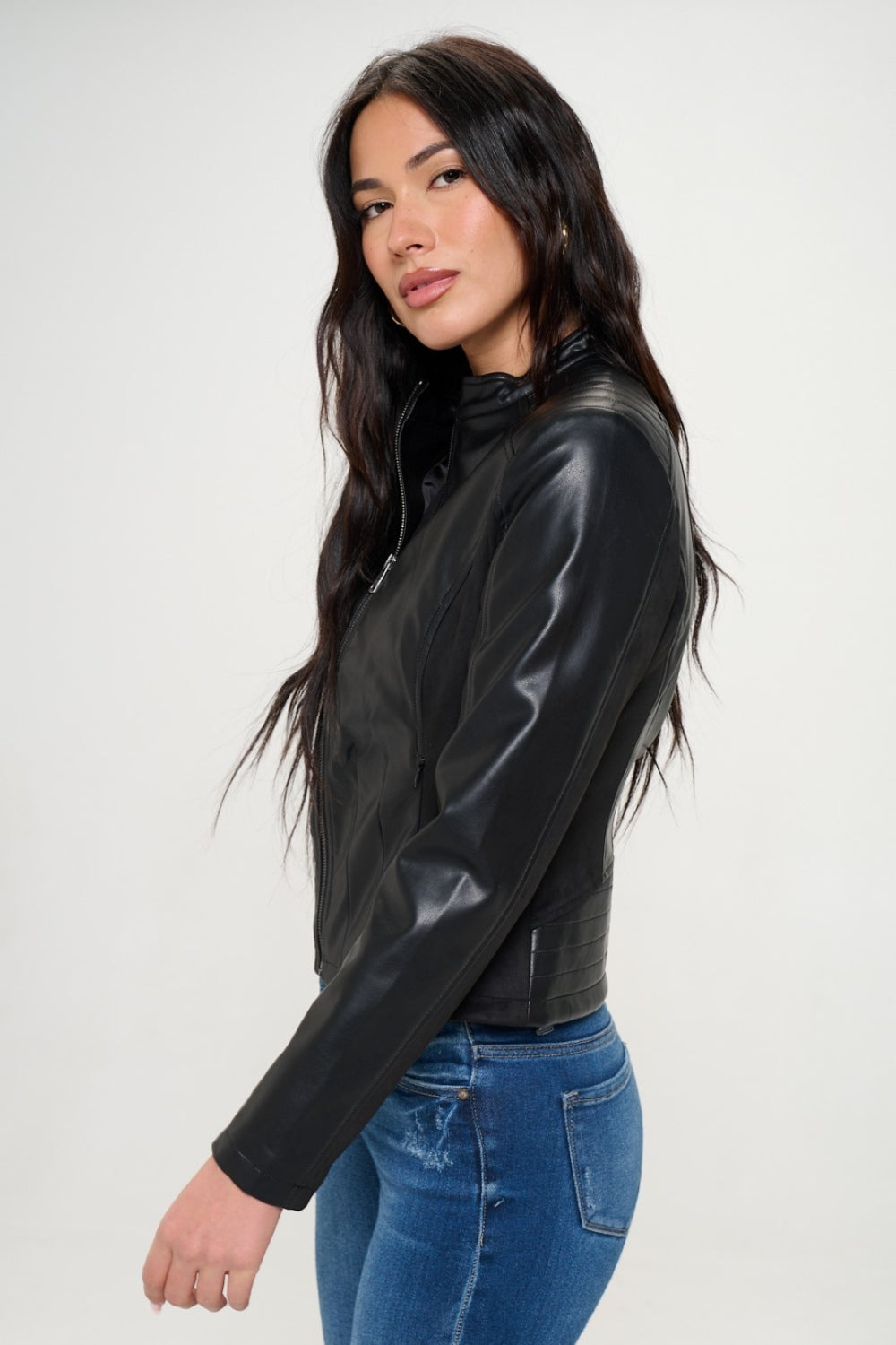 Veste de moto végétalienne zippée Coalition LA