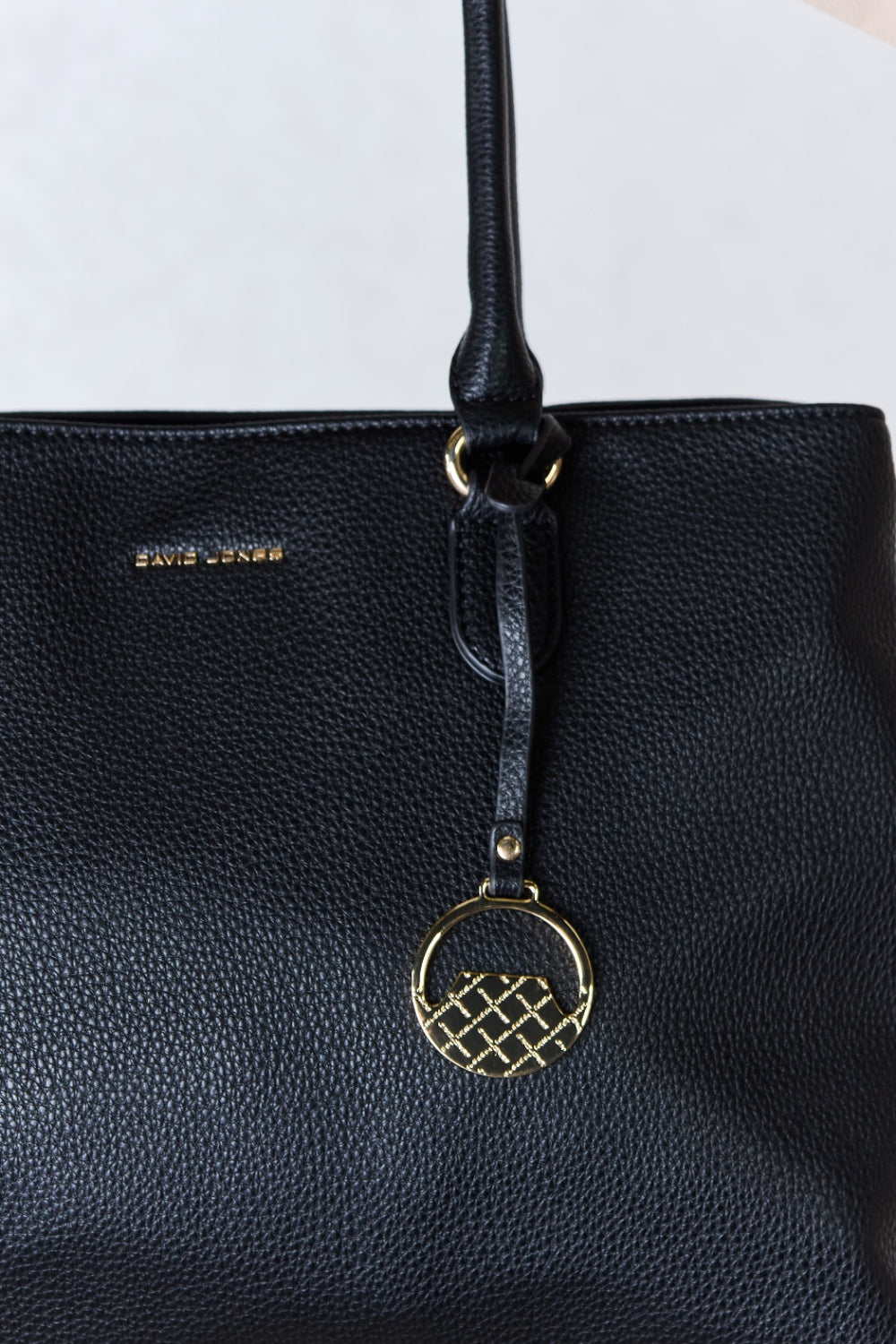 Sac à main en cuir structuré David Jones