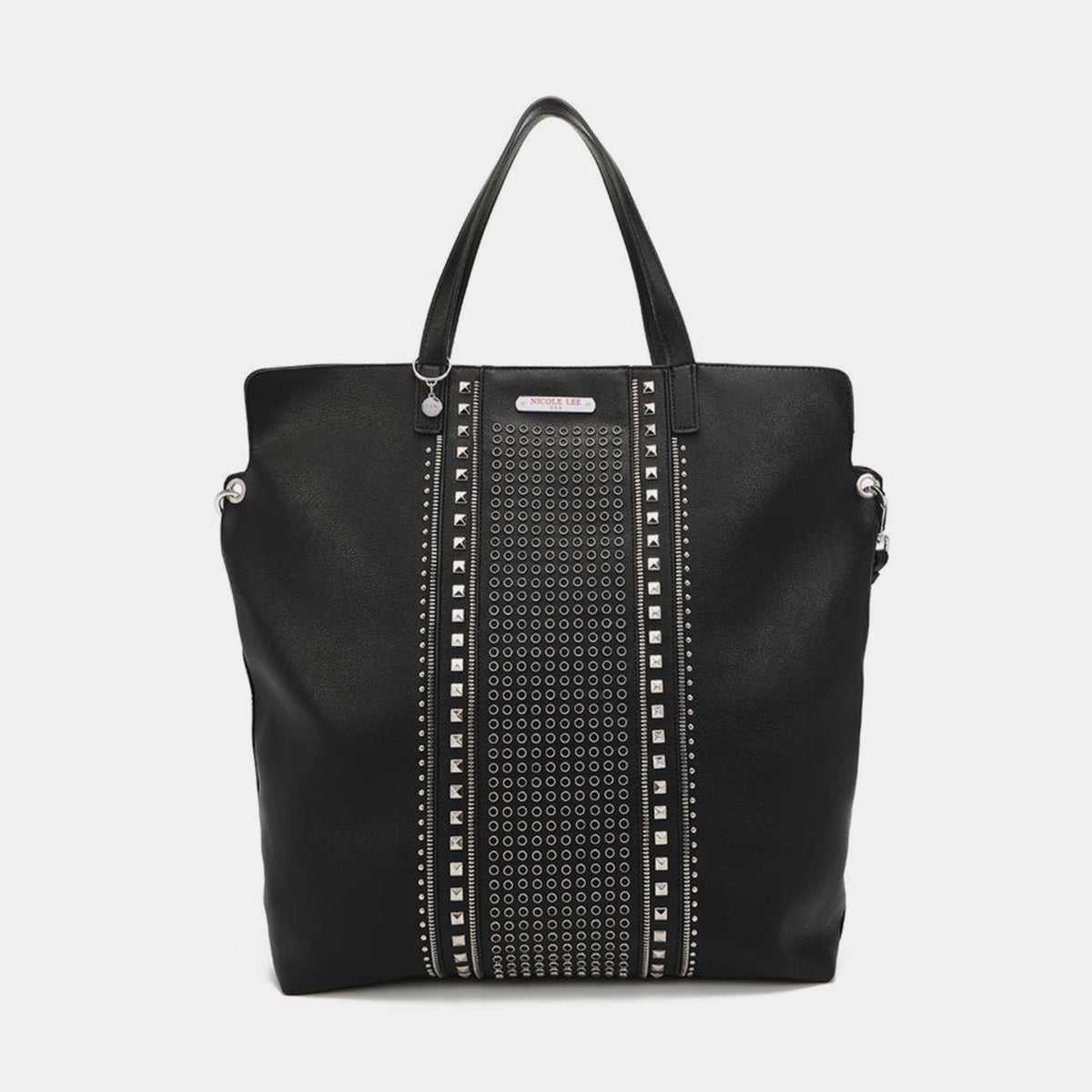 Grand sac fourre-tout clouté Nicole Lee USA