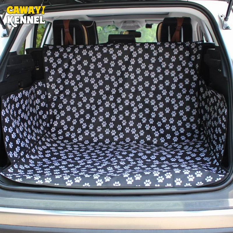 CAWAYI KENNEL Sac de transport pour animaux de compagnie, housse de siège de voiture pour chien, tapis de coffre, protection de transport pour chats et chiens