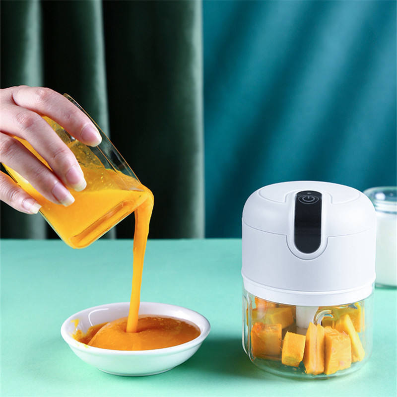 Mini hachoir électrique multifonction rechargeable par USB, appareil de cuisine domestique de 250 ml, presse-ail, batteur à ail sans fil