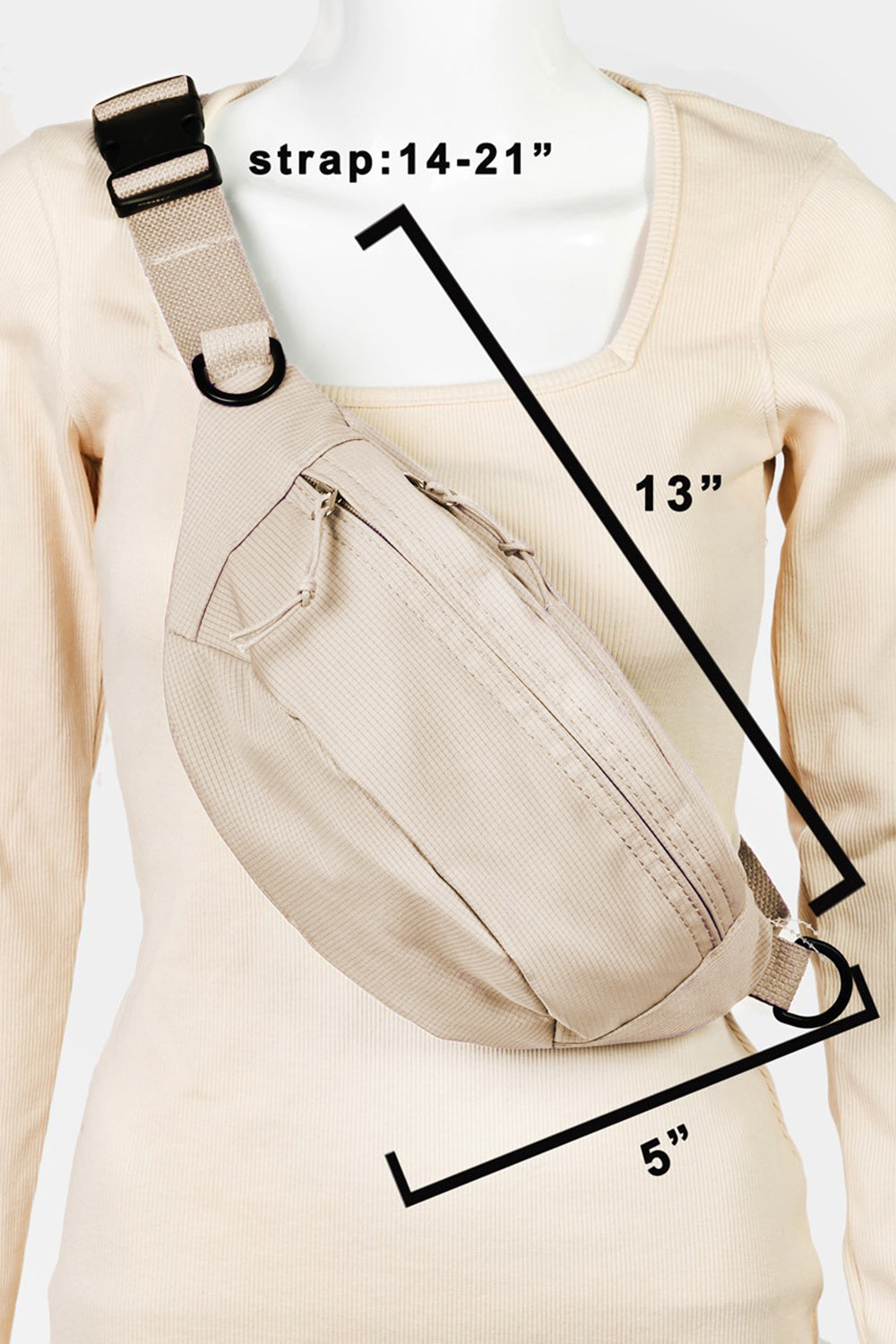 Sac bandoulière réglable Fame