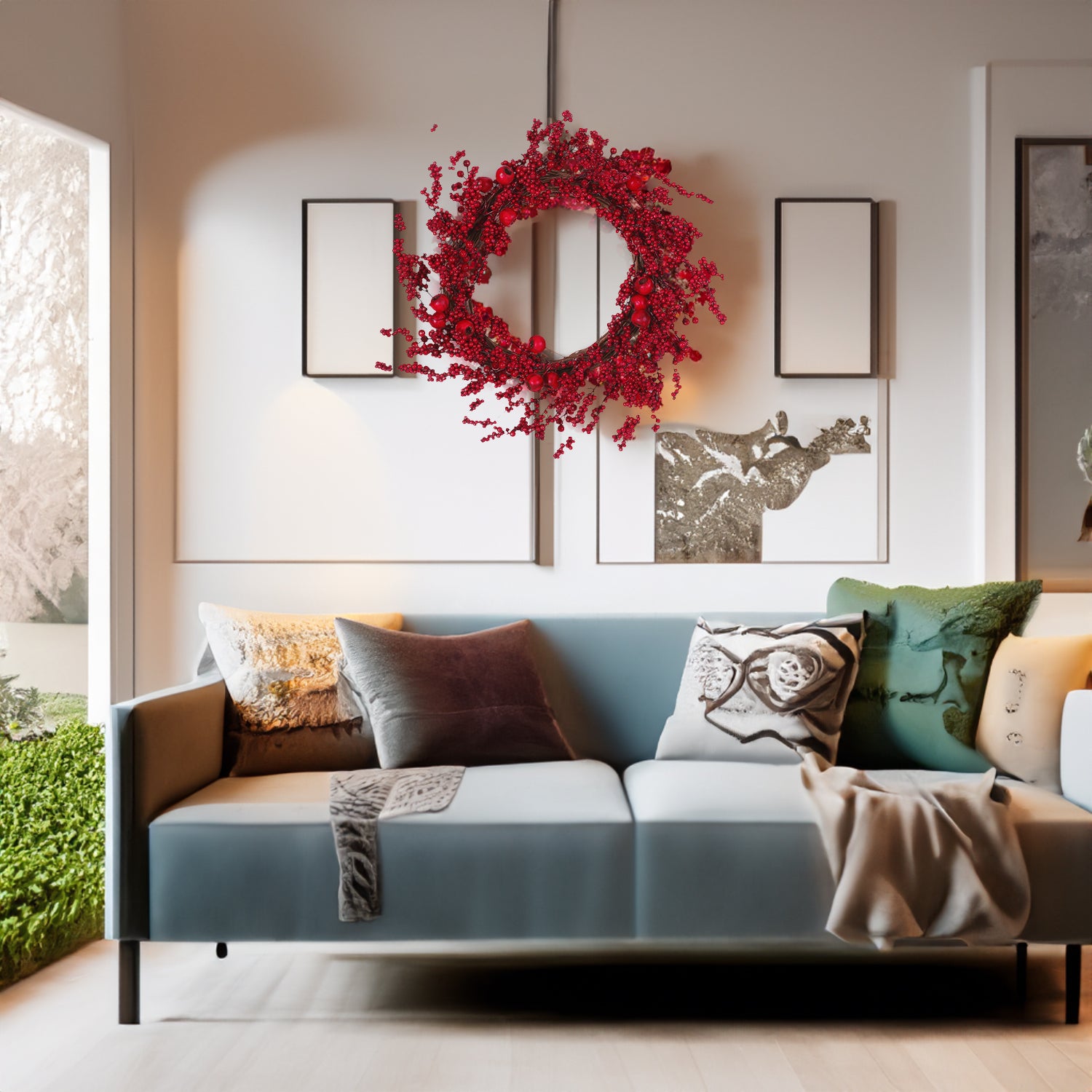 Couronne de baies mélangées WP 23,5"