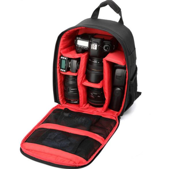 Sac à dos multifonction pour appareil photo, vidéo, numérique, reflex numérique, étanche, pour appareil photo d'extérieur, compatible avec les appareils photo reflex numériques Nikon et Canon.