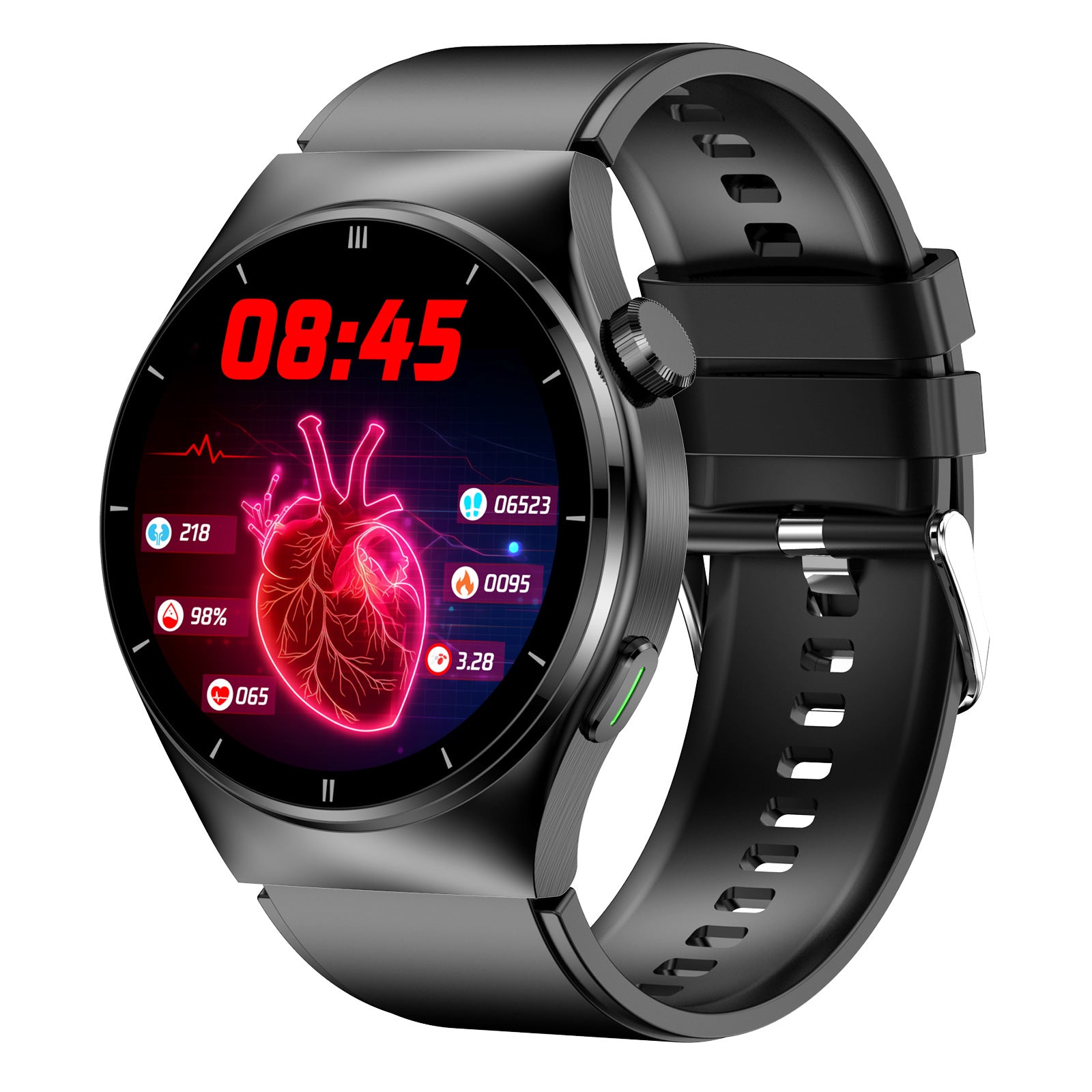 Thérapie laser F320 Appel Bluetooth Acide urique Lipides Montre glycémie non invasive Fréquence cardiaque Température corporelle Montre intelligente