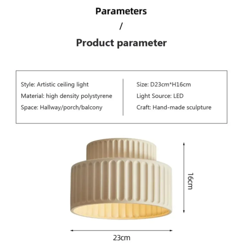 Plafonnier LED nordique pour chambre à coucher, bureau, salon, couloir, balcon, décoration d'intérieur, lampes et lanternes