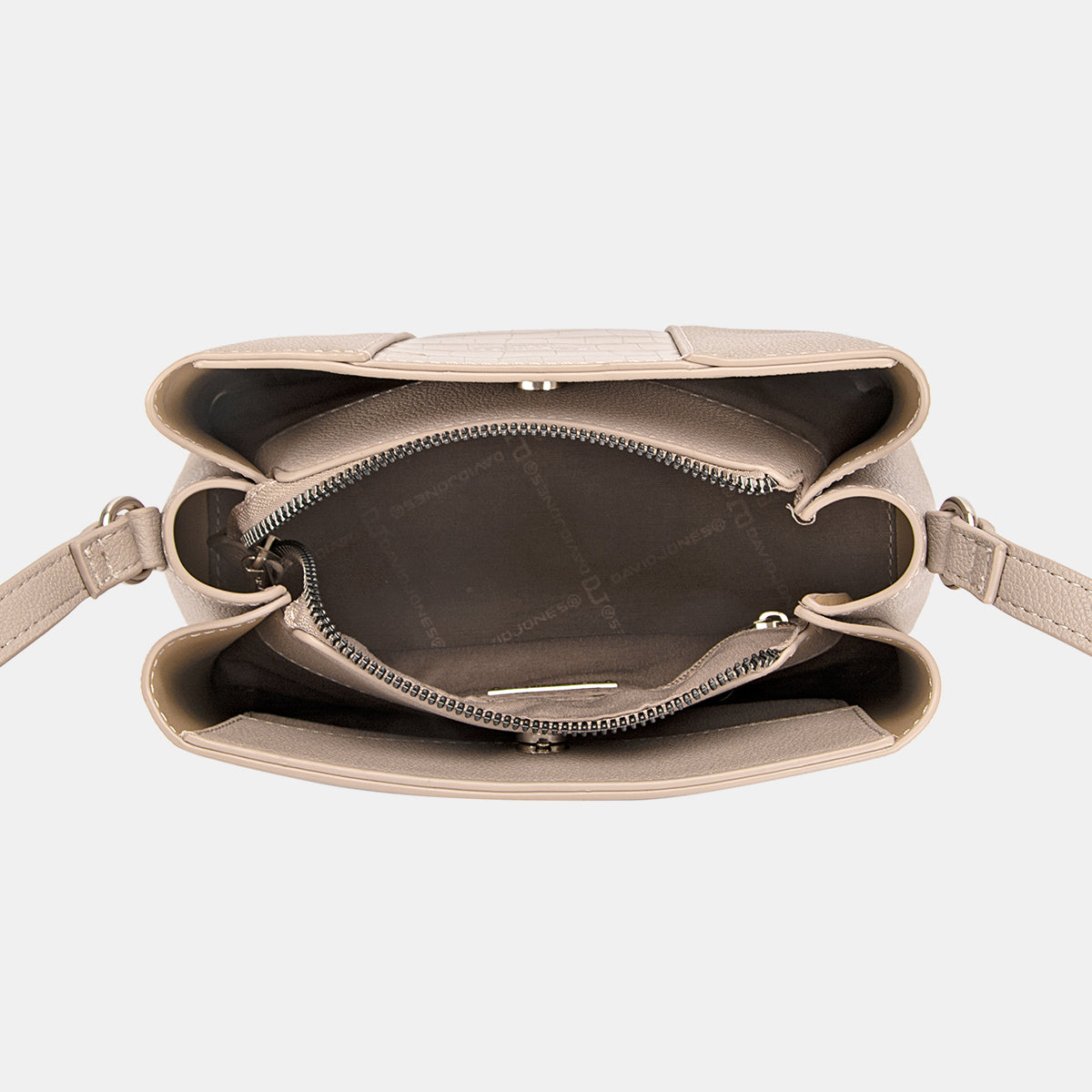 Sac bandoulière en cuir PU David Jones