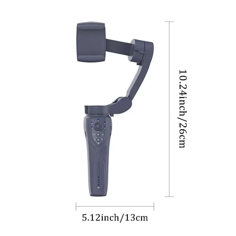 Stabilisateur anti-vibration 3 axes pour téléphone portable F12, caméra de diffusion en direct Tiktok PTZ, suivi intelligent AI, reconnaissance faciale