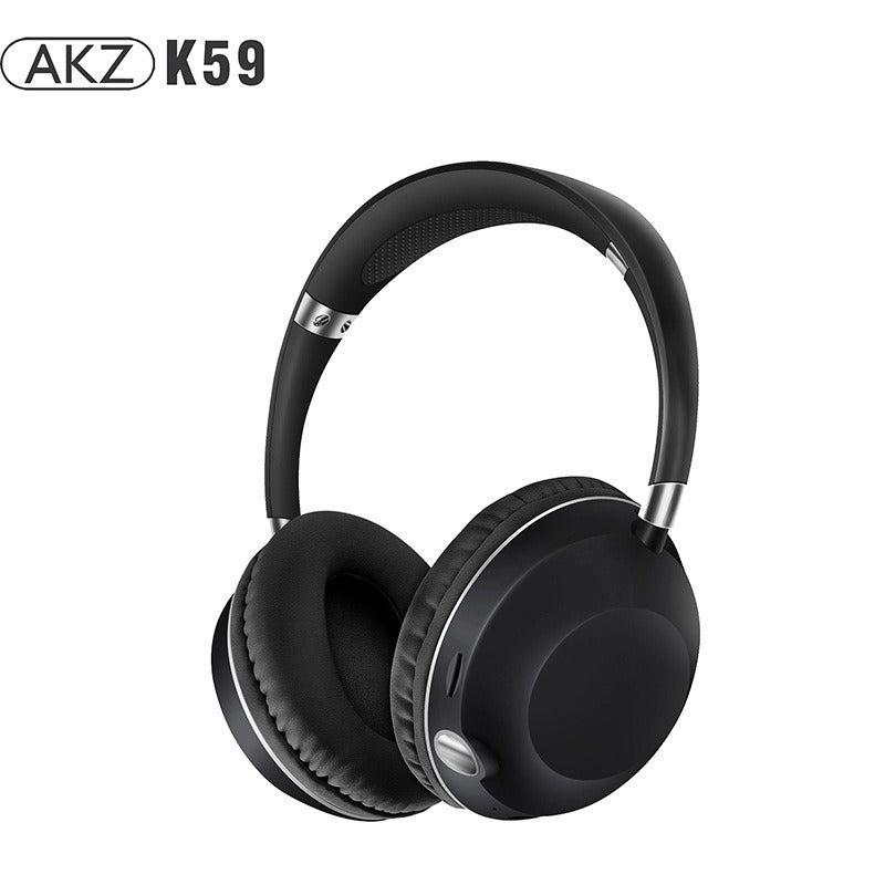 Nouveau casque Bluetooth sans fil avec éclairage de lampe de poche haute puissance AKZ-K59 carte FM