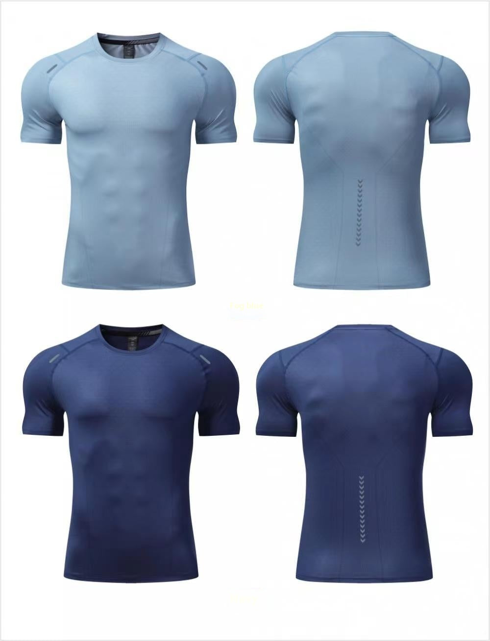Sports T-shirt Men's Stretch Quick-drying Running Suit Workout Clothes Top