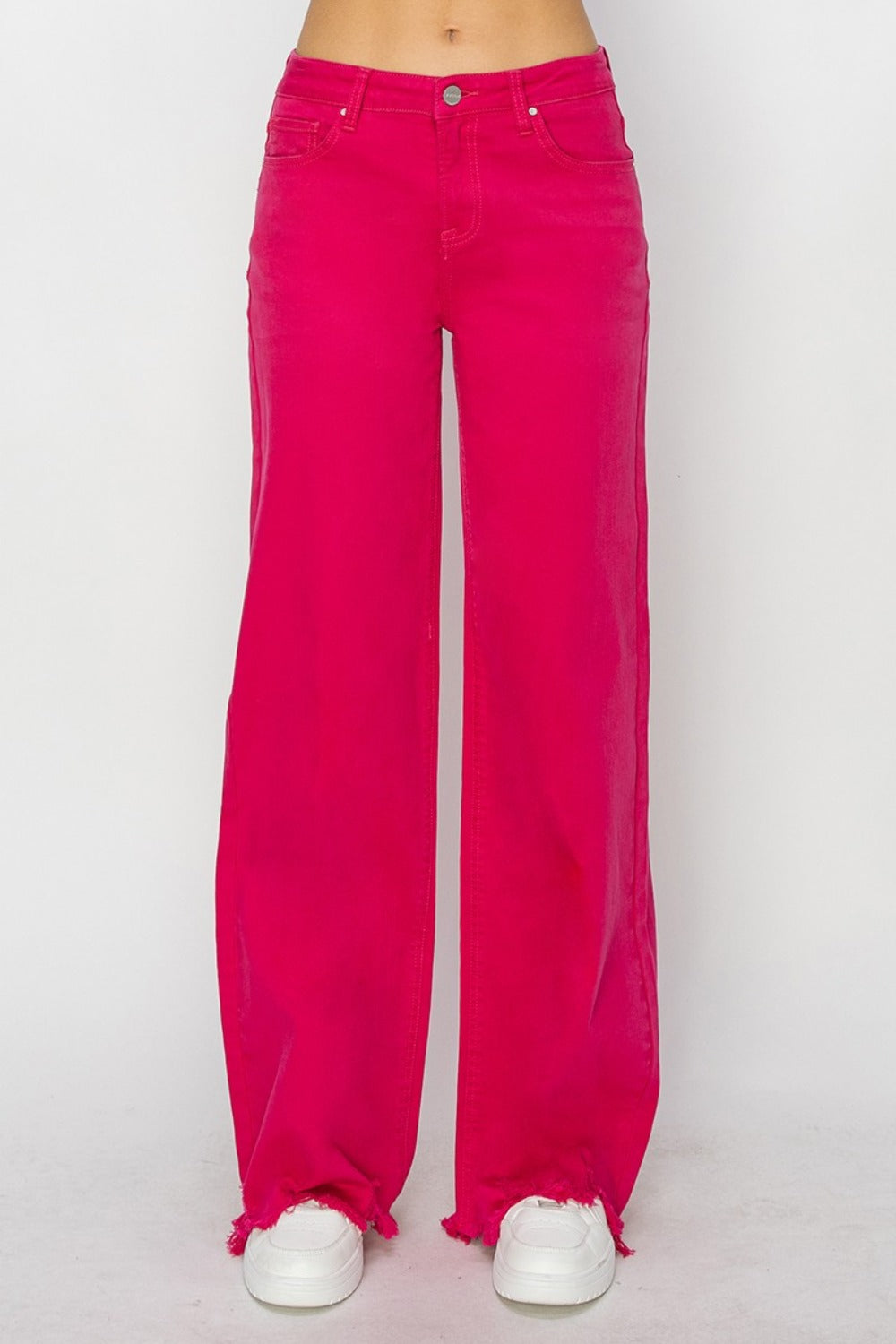 Jean large taille haute RISEN