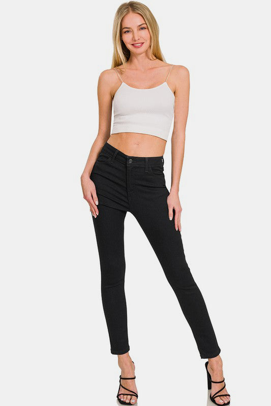 Jean skinny taille haute Zenana avec poches