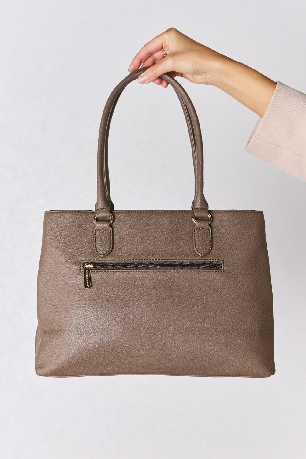 Sac à main en cuir structuré David Jones