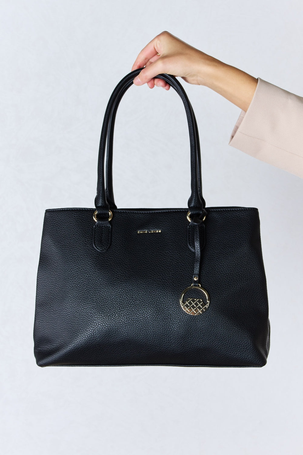 Sac à main en cuir structuré David Jones
