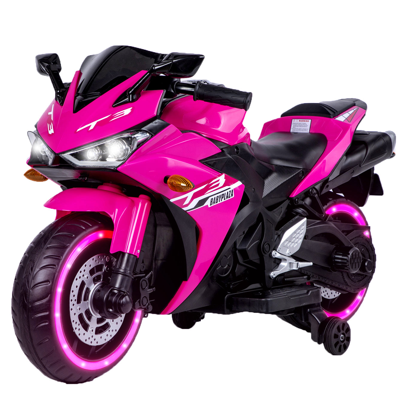 Moto pour enfants, moto Tamco 12 V pour enfants de 3, 4, 5, 6 ans, garçons et filles, 12 V 7 Ah, jouet pour enfants avec entraînement