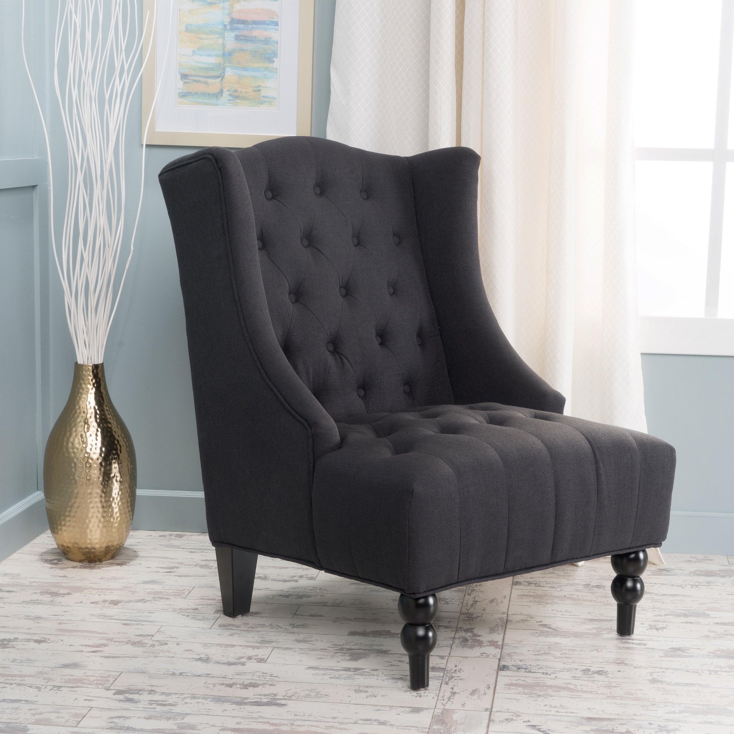 FAUTEUIL CLUB À DOSSIER HAUT TODDMAN