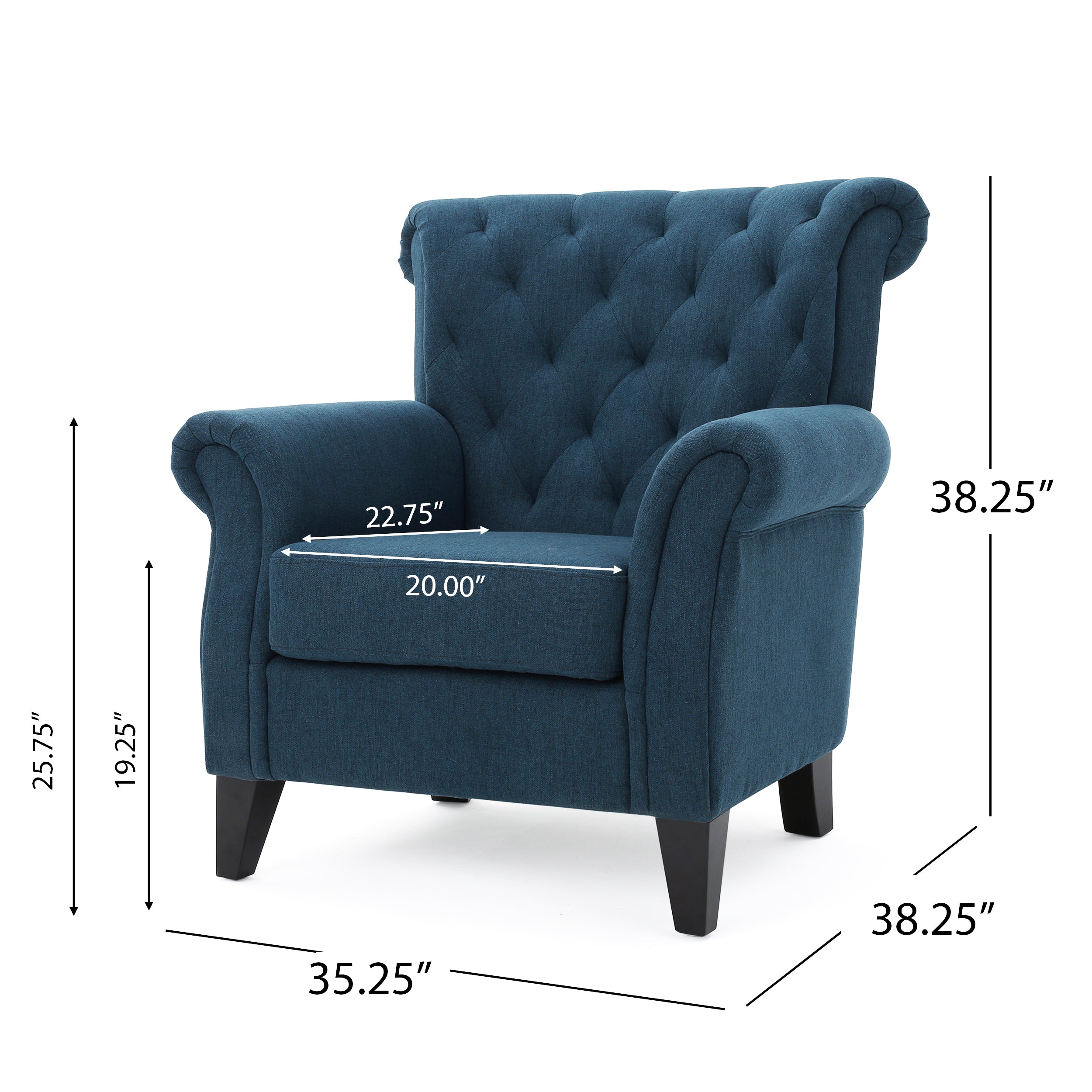 CHAISE TUFTÉE SPRINGFIELD