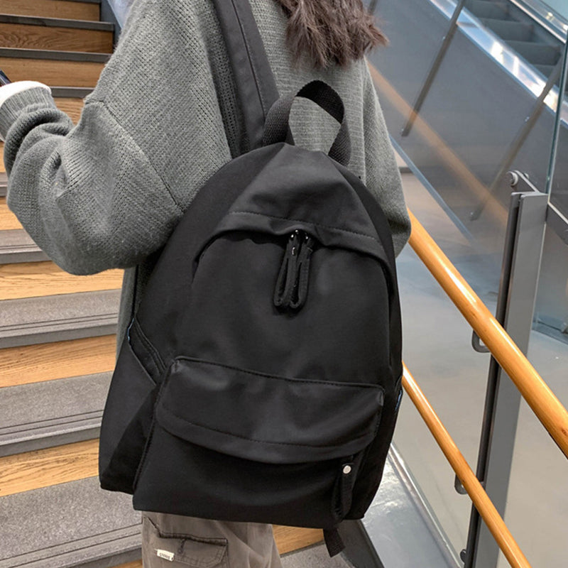 Sac à dos en coton zippé