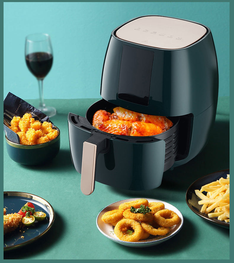 Appareils électroménagers Smart Touch Arrêt automatique Friteuse à air tactile grande capacité Friteuse à air visuelle 5,5 L