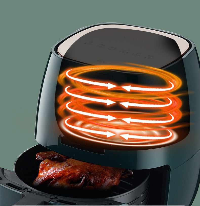 Appareils électroménagers Smart Touch Arrêt automatique Friteuse à air tactile grande capacité Friteuse à air visuelle 5,5 L
