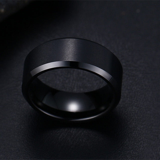Bague en titane pour homme