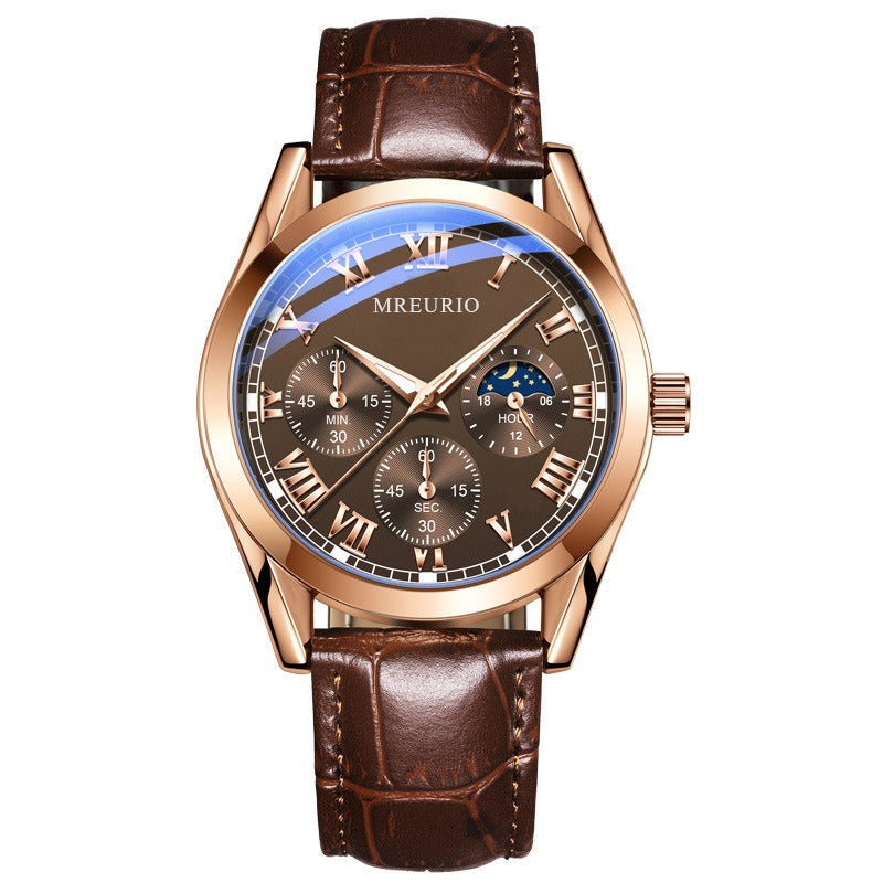 Montre d'affaires Montre homme Montre homme Ceinture Quartz