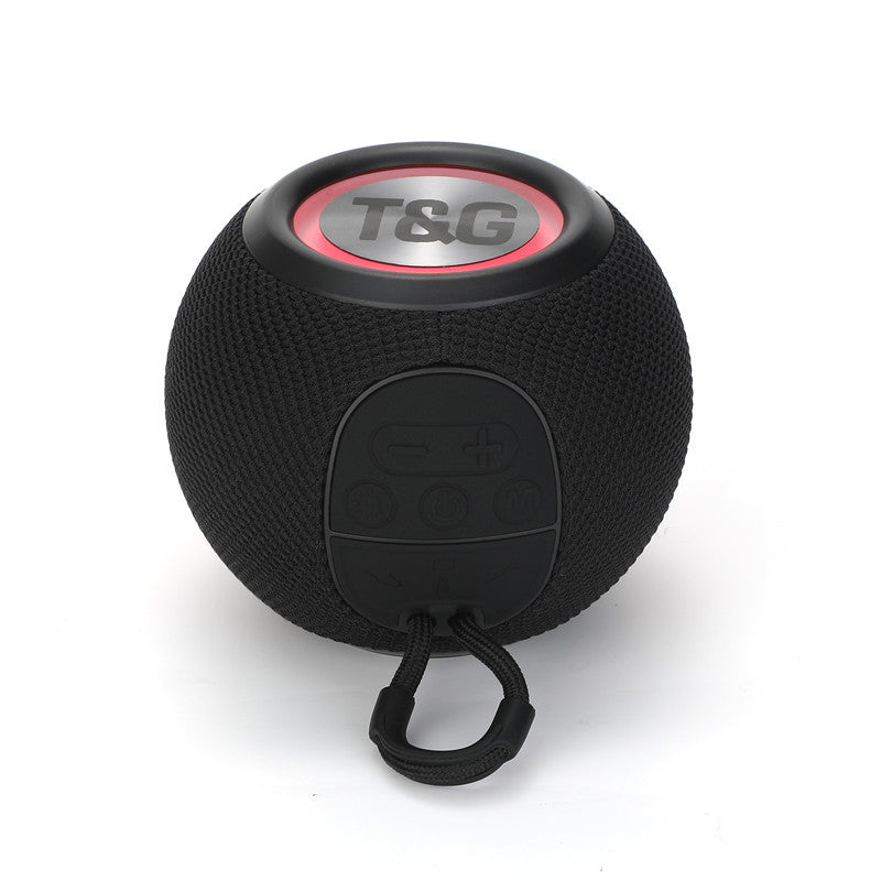Enceinte Bluetooth TG337, haut-parleur sans fil en tissu, caisson de basses, mini enceinte Bluetooth portable
