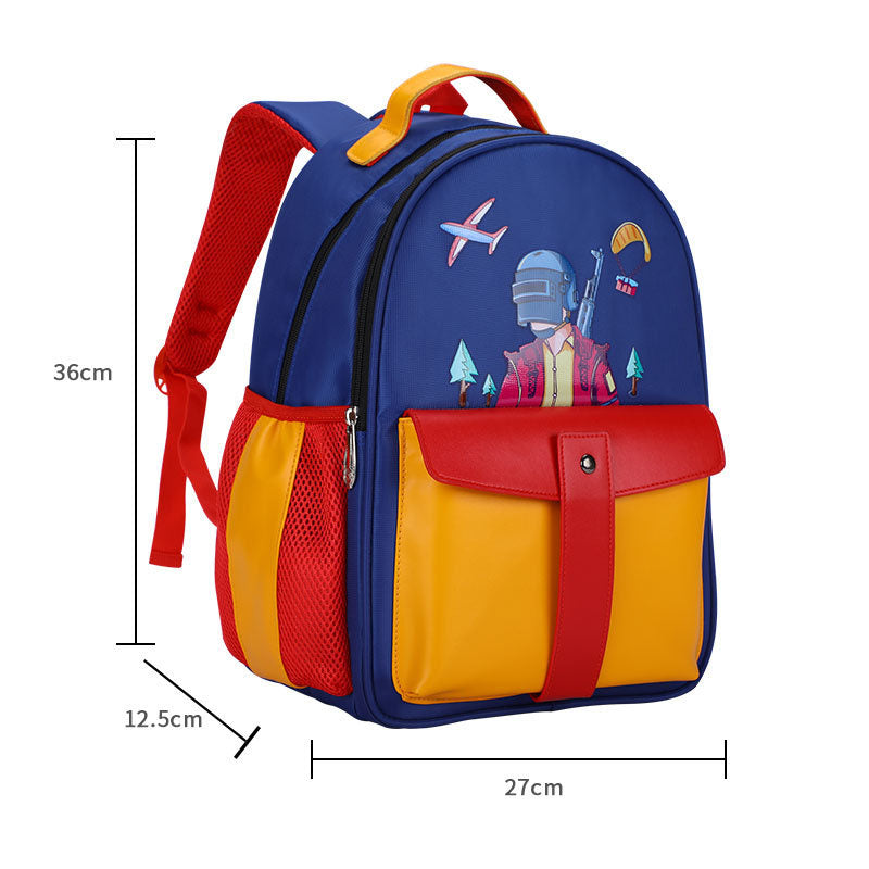 New children's schoolbag cartoon creative boy light backpack 3-5 years old kindergarten student backpack