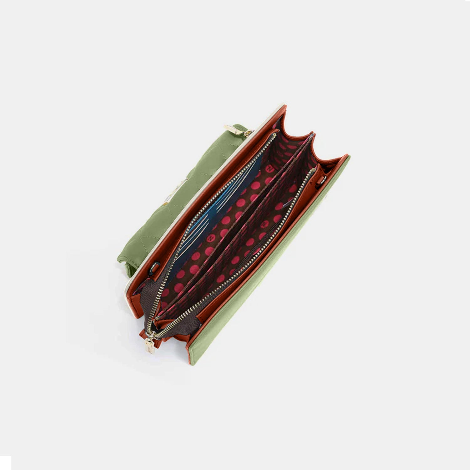 Sac bandoulière color block Nicole Lee USA