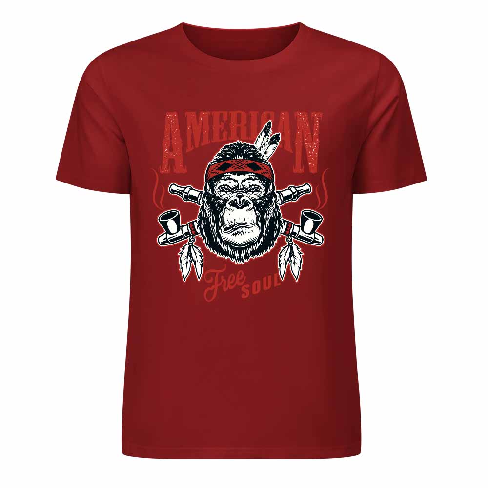 New 2025 Pure cotton short sleeved T-shirt Front print Multiple colors