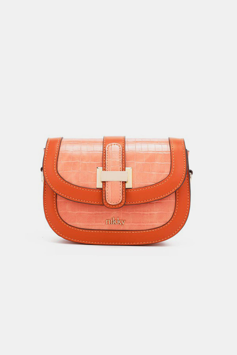 Sac bandoulière en relief crocodile Nicole Lee USA