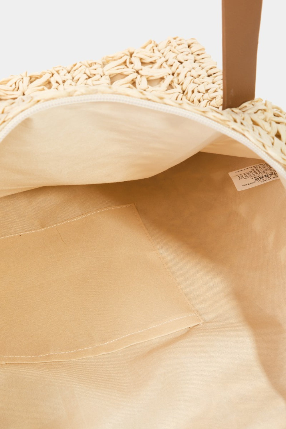 Sac fourre-tout en paille tressée Fame