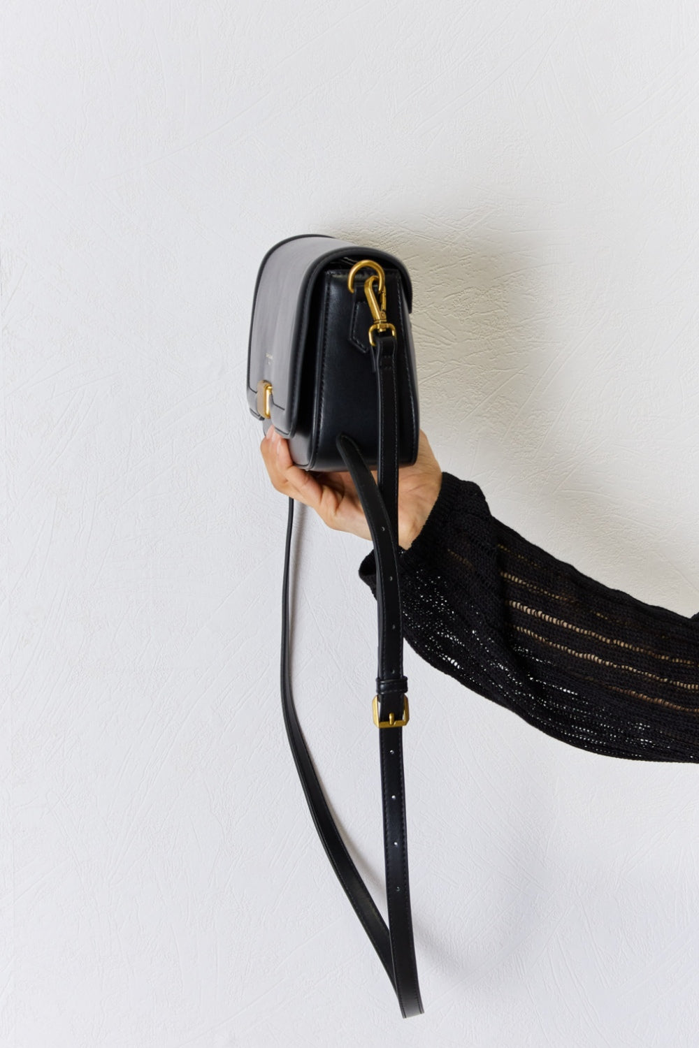 Sac bandoulière en cuir PU David Jones