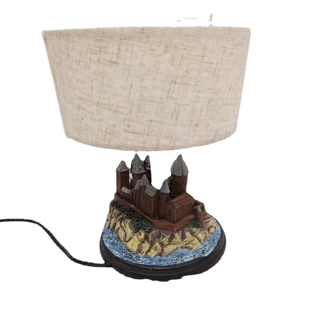 Harry Potter - Lampe en résine du château de Poudlard