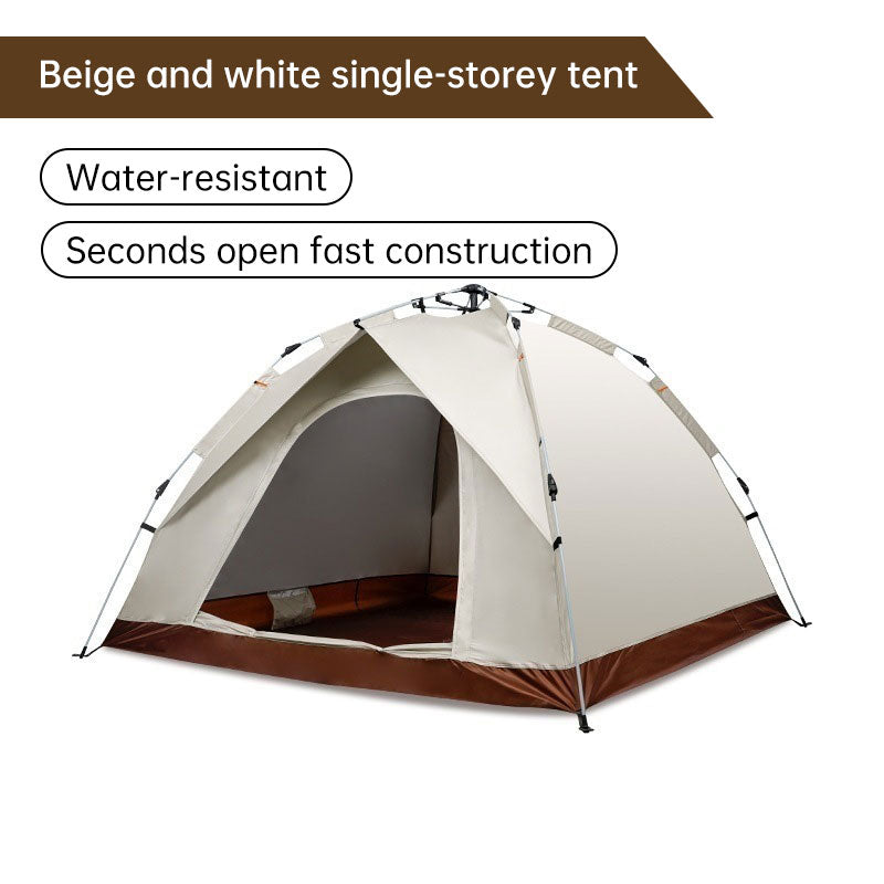 Tente de camping en plein air, tente entièrement automatique à ouverture rapide, protection contre la pluie et le soleil, tente portable